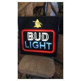 Bud Light lighted sign