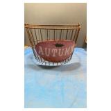 Autumn egg basket