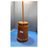 Wood butter churn