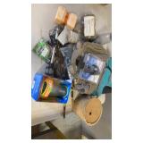 Life jacket,flashlight,string