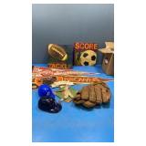 Buckeye and Browns pendants,mitt