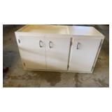 White wood cabinet