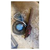 Fish strainer,net, fishing pole