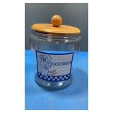 Poppin fresh canister w wood lid