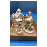 Precious moments school and figurines