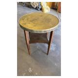 Round side table