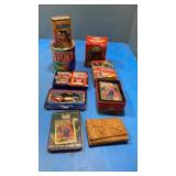 Jeff Gordon tins,cards,ornament