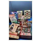 Box of vintage Christmas