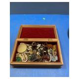 Jewelry box w contents