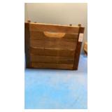 Allen Dairy Fort Wayne wood milk crate