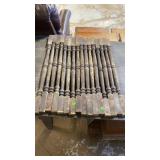 16 wood spindles