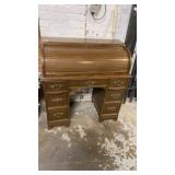 40 inch roll top desk, wood