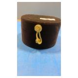 Velvet box of jewelry