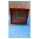 Bin  full of costume, jewelry