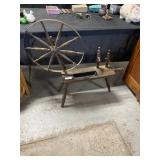 Spinning wheel planter