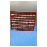 Red organizer full