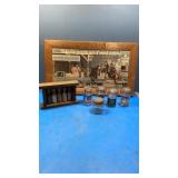 Puzzle picture hanger,candy jars