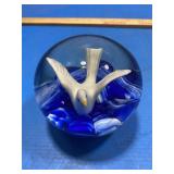 Joe Saint Clair paperweight bird