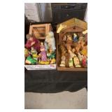 Ceramic nativity scene (2 FLATS)