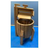 Wringer washer wood planter