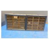 2 small organizers w contents