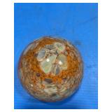 Jim Davis 1978 orange colored paperweight