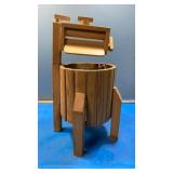 Wood washer planter