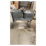 Wheeling washtub basins w wringer on stand nice!