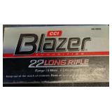 Blazer  .22 long rifle 50 rounds