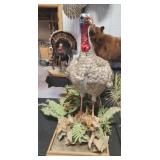 Blue Slate Turkey mount