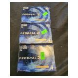 3 boxes of 3" 12 gauge federal