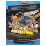 Ganger pouch with fishing stuff