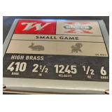 1 box of Winchester 410 shells