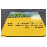 1 box of Remington 410 shells