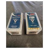 1 1/2 boxes of 22 mag WMR