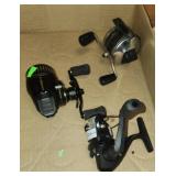 3 fishing reels
