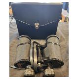 Binoculars with case