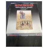 Winchester triple metal target