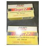 2 BOXES OF PMC TARGET .22