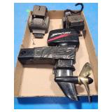 Mercury motor with 2 straps