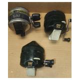 3 zebco reels