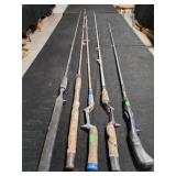 5 Fishing poles