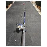 1 zebco rod and reel