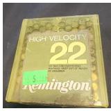 1 BOXES OF REMINGTON  .22 LR 100 ROUNDS