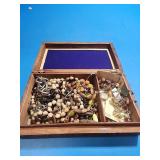Box of costume jewelry
