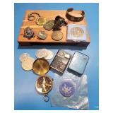 Zippos,compass and pendents
