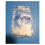 Sterling silver pendant and earrings