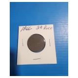 1866 2 piece cent