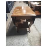 Small center drop leaf table