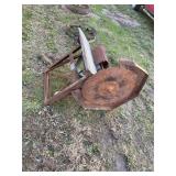 Buzz saw 3 point hitch